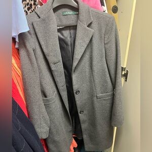 Lauren Ralph Lauren Gray Wool Coat